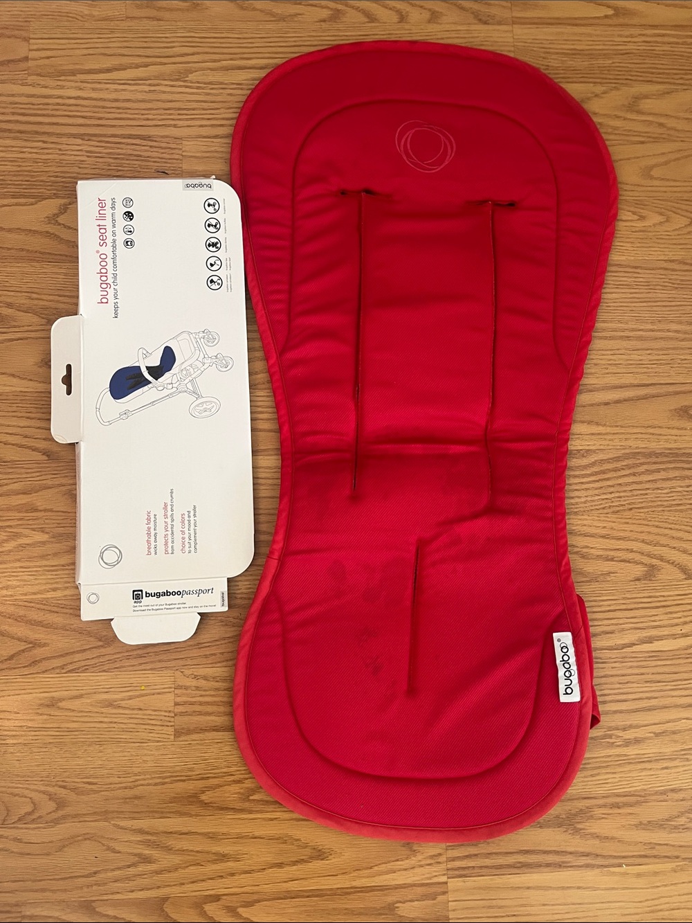 Bugaboo Red Stroller Seat Liner - Kids Accessory
